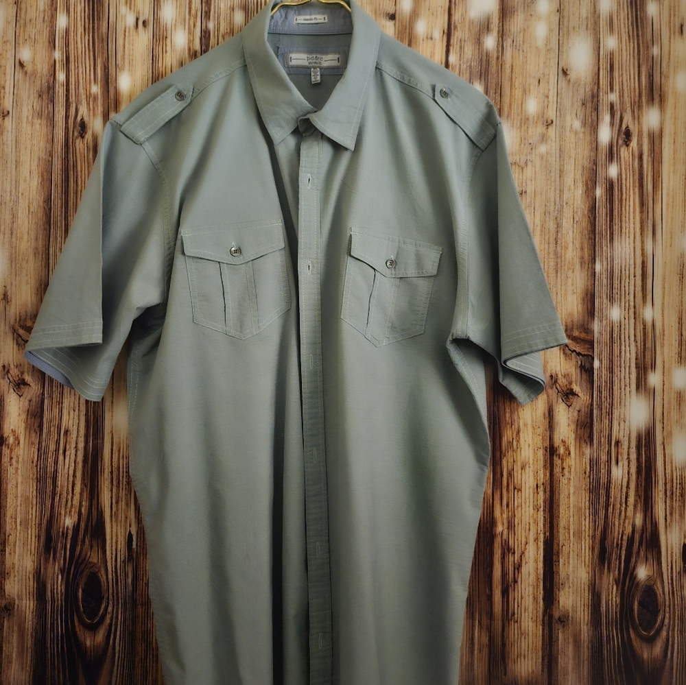 Pd& C Classic  Fit Stretch  Men's  Shirt